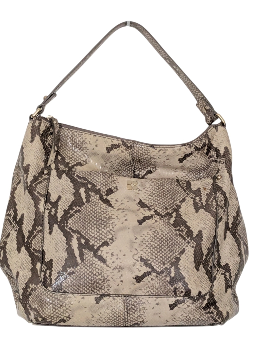 Kate Spade Reptile Print Leather Hobo Bag